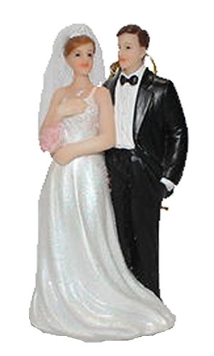 December Diamonds Bride and Groom Cake Topper and Christmas Ornament All in One