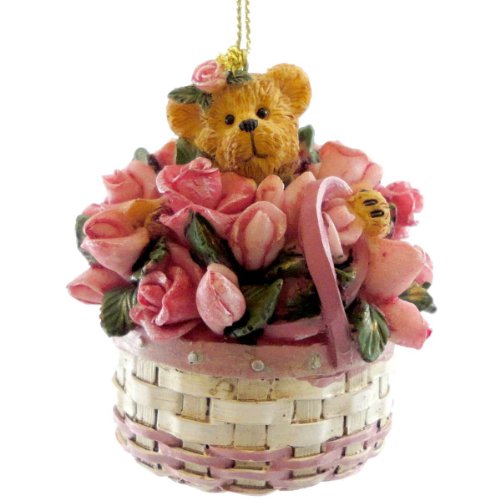Boyds Bears Resin Rosie Bloombeary Ornament Longaberger – Resin 2.50 IN