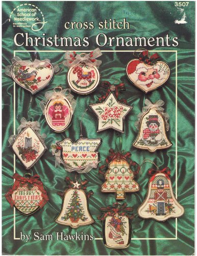 Cross stitch Christmas ornaments