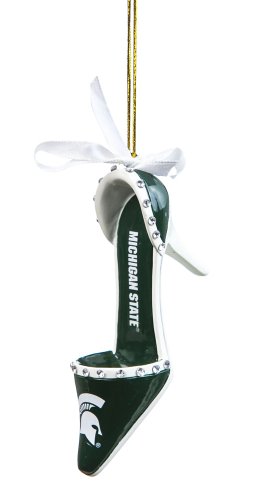 Michigan State Spartans Official NCAA 3 inch x 1.5 inch Team Shoe Ornament