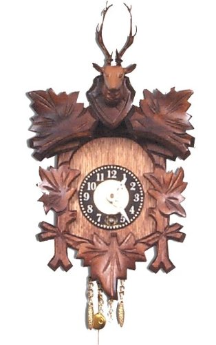 Alexander Taron Home Seasonal Décorative Accessories Engstler Key Wound Clock – Mini Size – 5.5″H x 4″W x 4″D