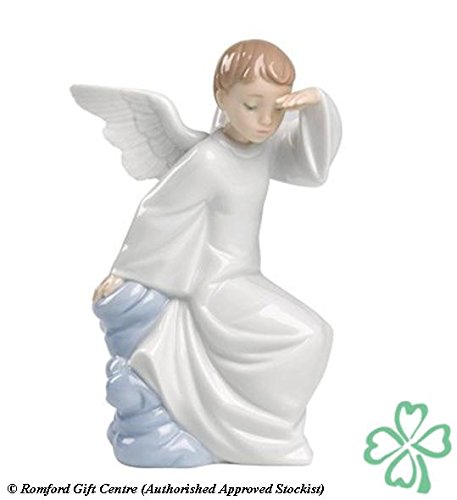 Nao Porcelain by Lladro WATCHING OVER YOU ( GUARDIAN ANGEL ) 2001597