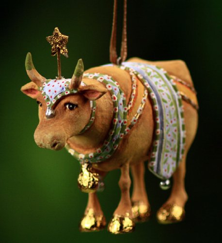 Patience Brewster Mini Ornament – Manger Cow