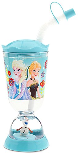 Disney Frozen Snowglobe Tumbler with Straw [Blue]