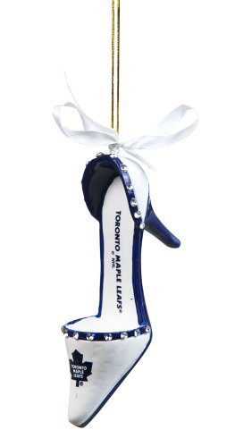 Toronto Maple Leafs High Heel Shoe Christmas Ornament