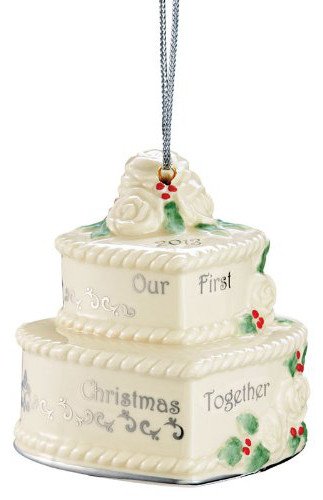Lenox 2013 “Our 1St Christmas Together” Cake Hanging Ornament