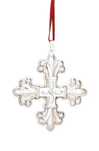 2012 Reed & Barton Sterling Silver Christmas Cross, Height 3.15