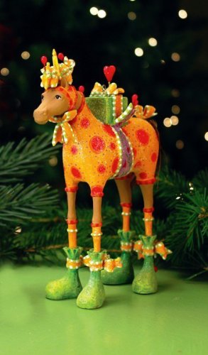 Patience Brewster Krinkles Maisy Horse Christmas Ornament