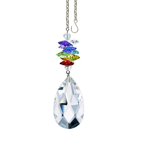 Swarovski Crystal Ornament DIVA Pear Shape Clear Suncatcher Made Genuine Austrian Crystals From Swarovski By CrystalPlace