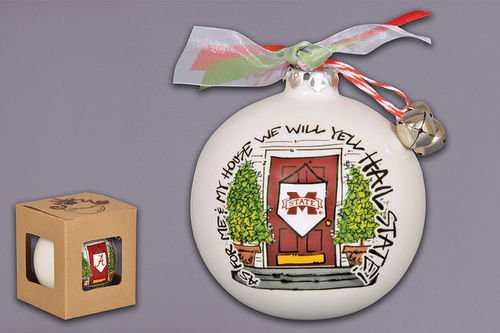 “As For Me And My House” Holiday Ornament (Mississippi State Bulldogs)