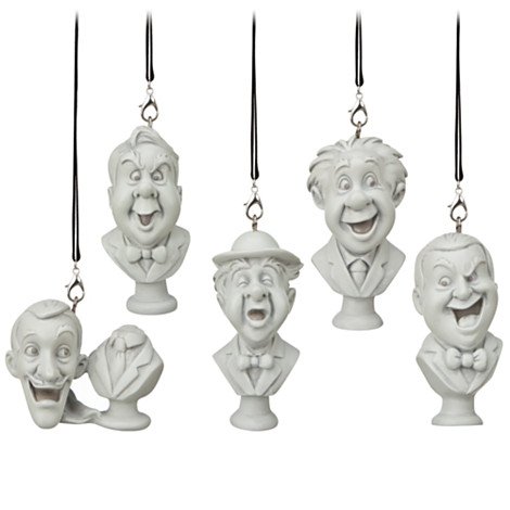 The Haunted Mansion Busts Ornament Set