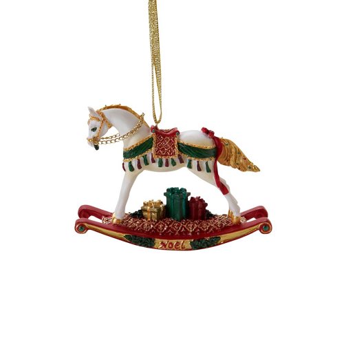 Trail of Painted Ponies Noel Rocking Horse Pony Hanging Ornament with Tin 2.38-Inch