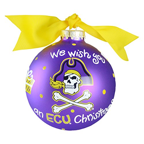 East Carolina We Wish You Ornament