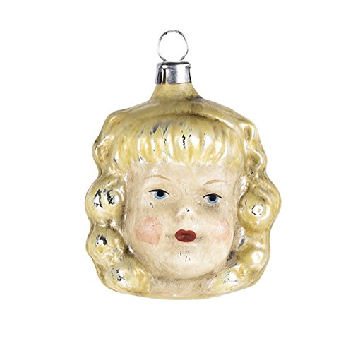 Vintage mouthblown Christmas Glass ornament “Puppet Head” by MAROLIN® Germany