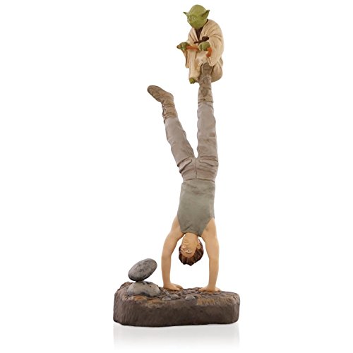 Star Wars : The Empire Strikes Back – There Is No Try Yoda and Luke Skywalker Ornament 2015 Hallmark