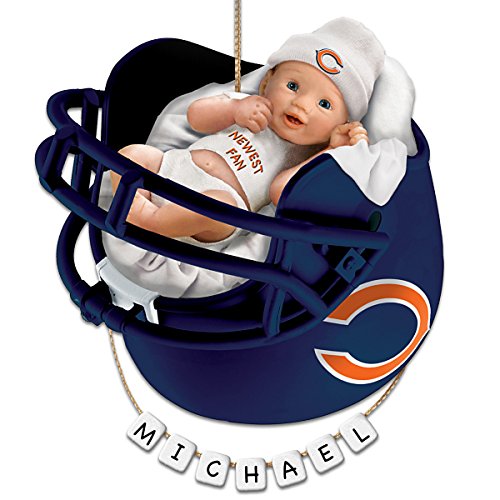 NFL Chicago Bears Personalized Baby’s First Christmas Ornament by The Bradford Exchange