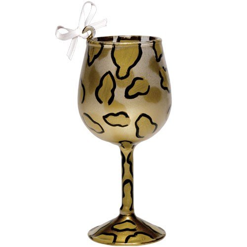 Santa Barbara Design Studio Lolita Holiday Mini-Wine Ornament, Leopard