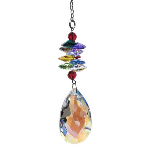 Swarovski Ornament DIVA Collection Clear and AB Crystal Ornament, Suncatcher Made with Genuine Crystals from SWAROVSKI by CrystalPlace