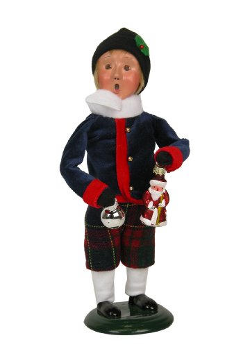 Byers Choice – Boy Selling Glass Christmas Ornaments – Christmas Decoration – Byers Choice Caroler