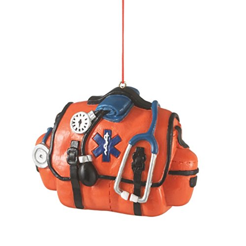 Orange EMT EMS Medical Bag Ornament