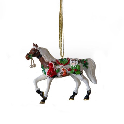 Trail of Painted Ponies Holiday Smores and More Pony Hanging Ornament 2-1/2-Inch