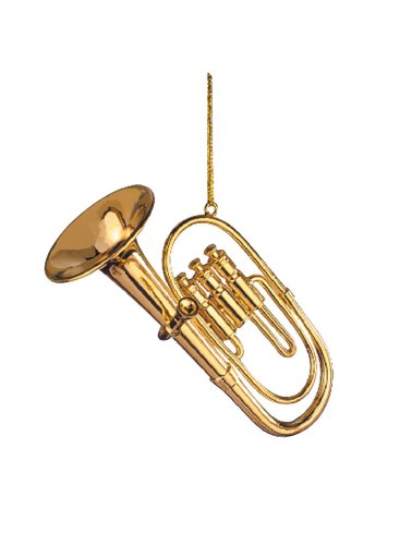 Music Treasures Co. Gold Tuba Christmas Ornament