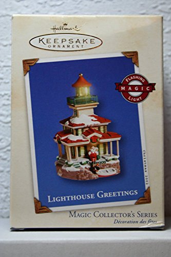 Hallmark 2002 Lighthouse Greetings lighted ornament #6