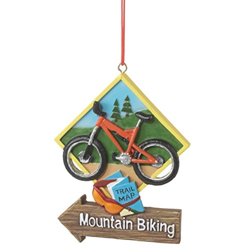 Mountain Biking Ornament