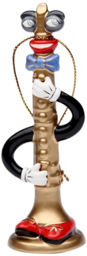 Appletree Design Clarinet Ornament, 4-3/8-Inch Tall, Includes String for Hanging