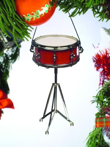Music Treasures Co. Snare Drum Christmas Ornament