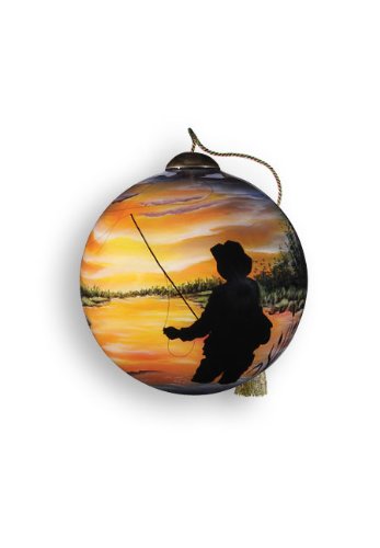 Ne’Qwa Art Fly Fishing Ornament By Artist Betty Padden 509-PT-BP