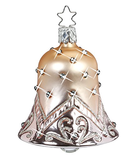 Glitzy Bell, #1-126-15, from the 2015 Made with Swarovski Collection by Inge-Glas Manufaktur; Gift Box Included