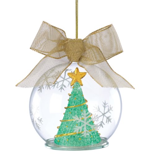 Lenox Lit Wonder Ball Hanging Ornament, Tree Green