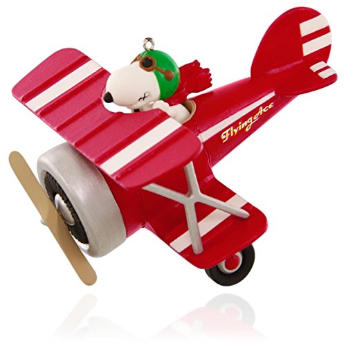 Hallmark QXI2387 Flying Ace Snoopy’s Red Plane Ornament