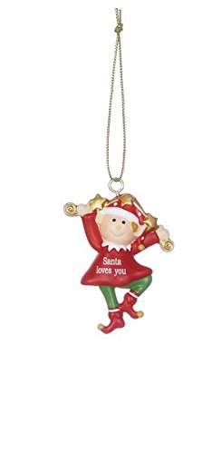 Santa’s Lil Helper Ornaments – Set of 3 (Santa Loves You)