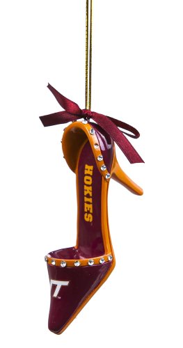 Virginia Tech Hokies Official NCAA 3 inch x 1.5 inch Team Shoe Ornament