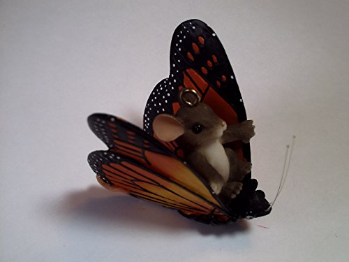 Charming Tails Tiny Butterfly Ride Ornament