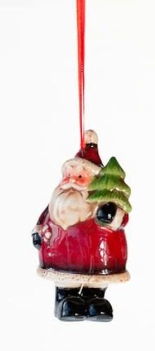 One Hundred 80 Degrees Santa Bell Ornament, Choice of Styles (tree)