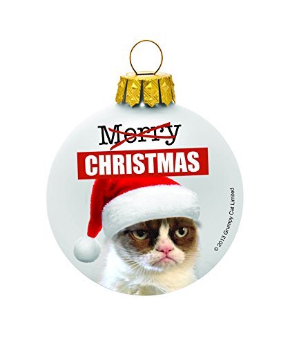 Merry Christmas – Grumpy Cat Christmas Ornament by Ganz