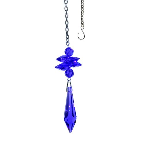 Swarovski Ornament MAYA Collection Blue Violet Crystal Ornament, Suncatcher Made with Genuine Crystals from SWAROVSKI by CrystalPlace