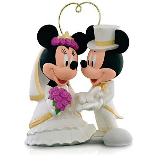 Disney Mickey Mouse and Minnie Mouse – I Do Times Two Wedding Ornament 2015 Hallmark