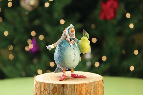 Patience Brewster Mini Partridge – Krinkles Christmas Décor New 08-30636