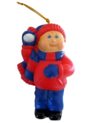 Cabbage Patch Kids Christmas Ornament Holiday Boy with Blonde Hair