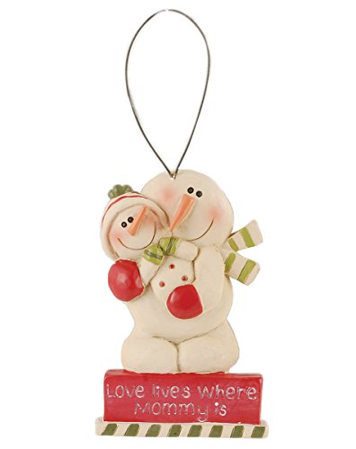 Blossom Bucket ‘Mommy Is’ Snowman Ornament