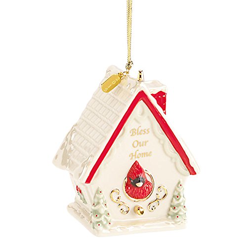 Lenox 2015 Bless Our Home, Birdhouse China Ornament