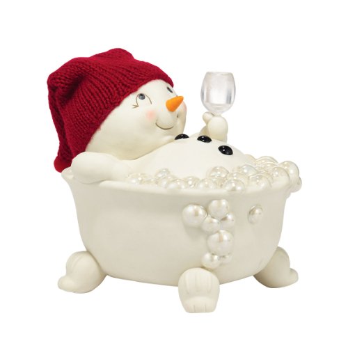 Department 56 Snow Pinions Wine-Inch The Tub Figurine, 5.5-Inch