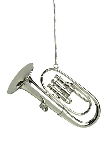 Music Treasures Co. Silver Tuba Ornament