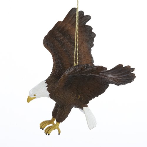 Kurt Adler 4-Inch Resin American Bald Eagle Ornament