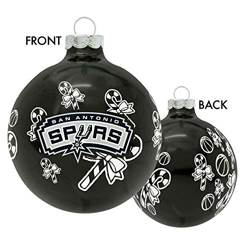 San Antonio Spurs Glass Ball Ornament