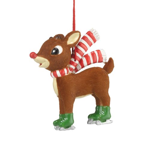 Department 56 Rudolph on Skates Ornament, 2.36-Inch